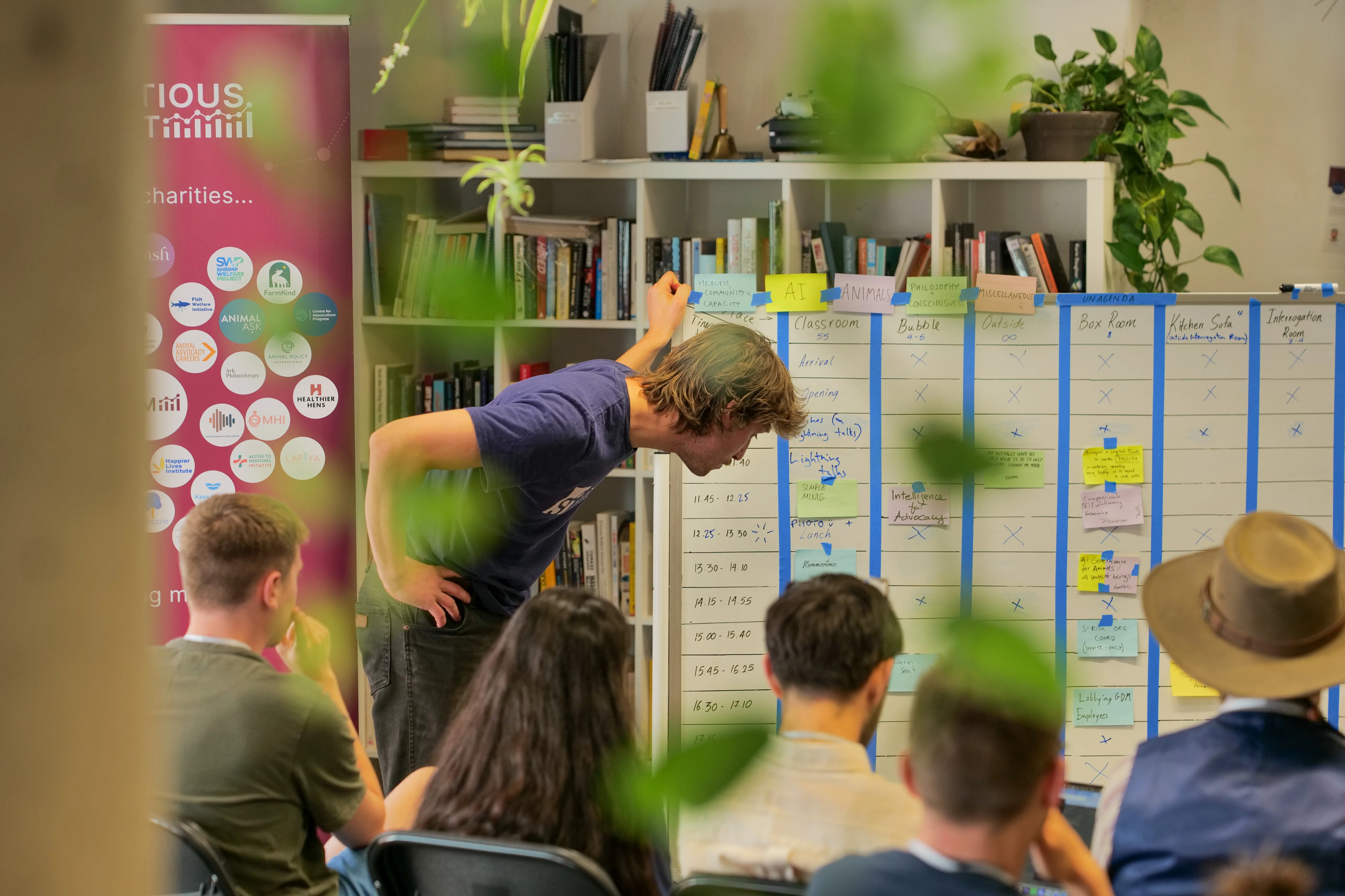 building the unconference agenda board